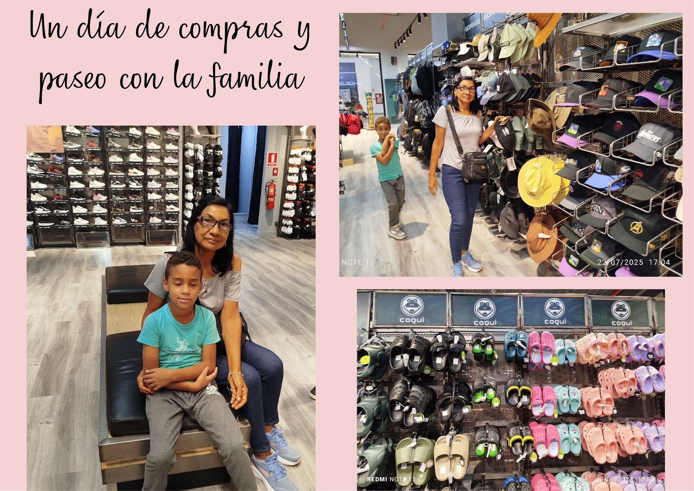 Un día de compras y  paseo con la familia// (Esp/Eng)