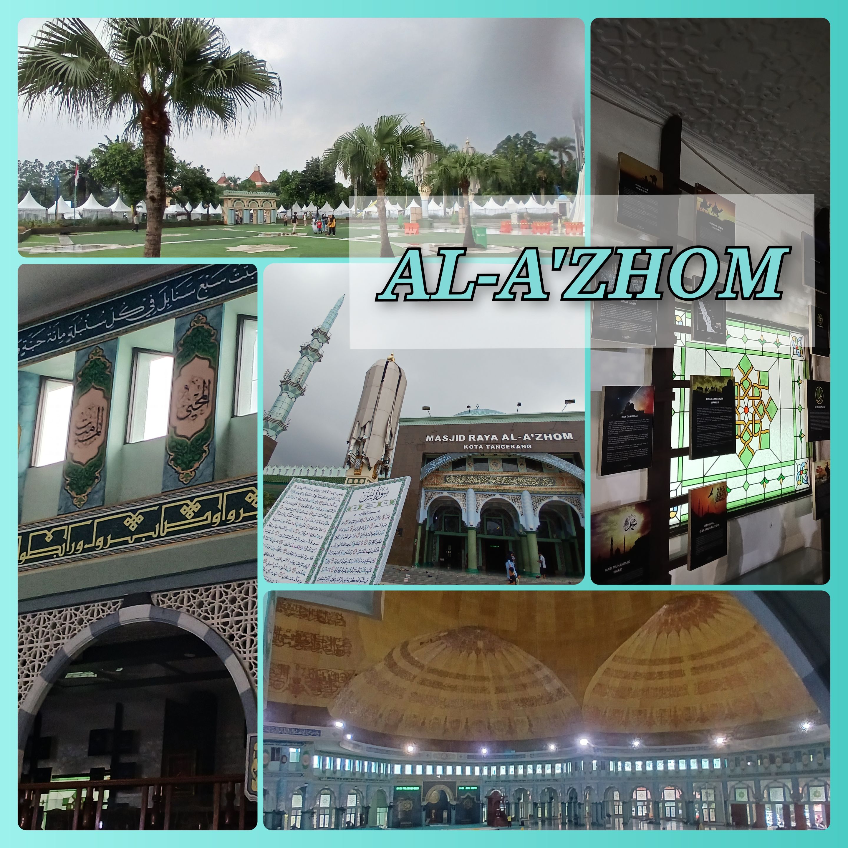 Al-Azhom Mosque: Architectural Grandeur and Tranquility in Tangerang City