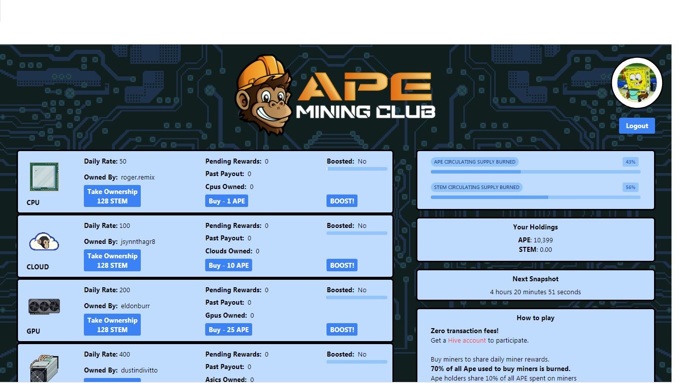 @dirego1/ape-mining-club-primer-dia