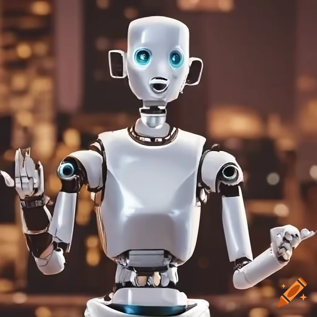 Craiyon: Robot Advocate on Wallstreet