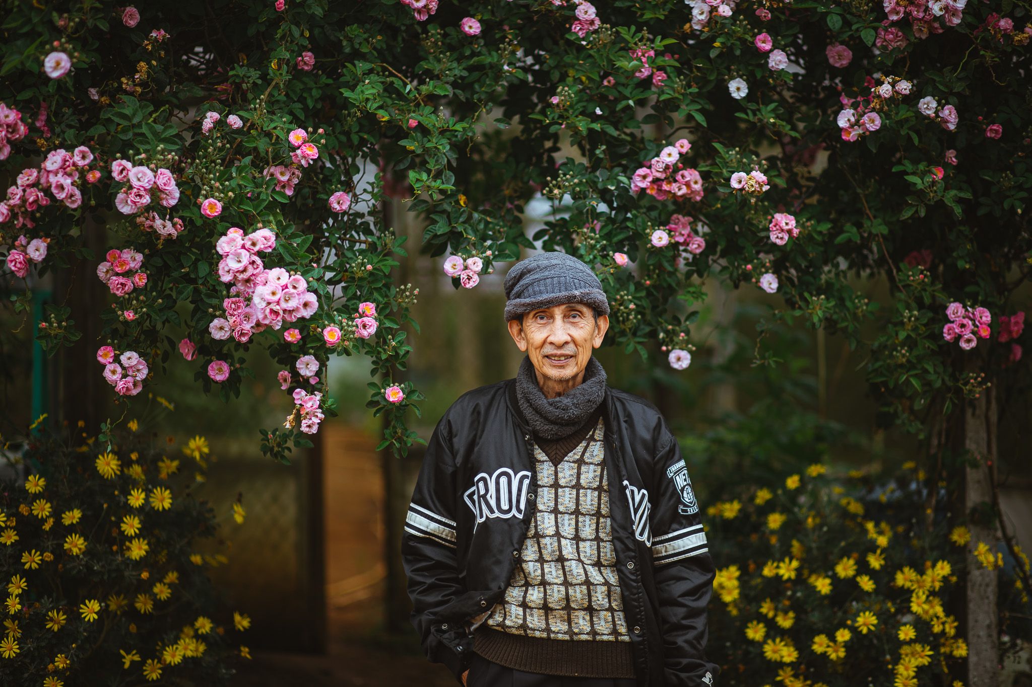 This is Mr. Luong, the owner of Thien My farm