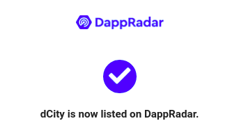 @ecoinstant/dcity-listed-on-dappradar