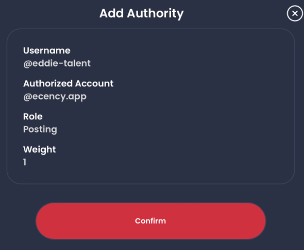 Add Authority