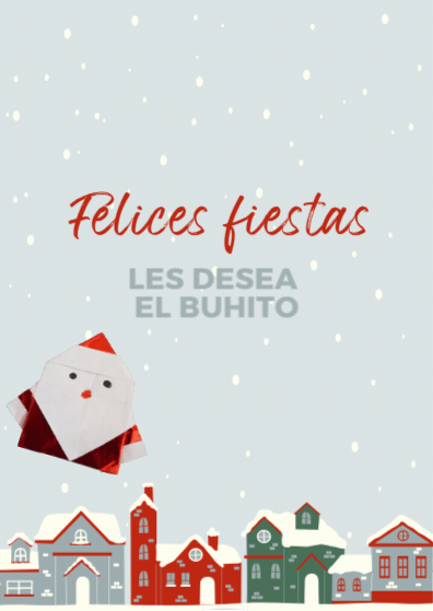 Tarjeta vertical Póster Felicitación navideña Christmas Feliz Navidad Infantil Ilustración Flat Minimalista.gif