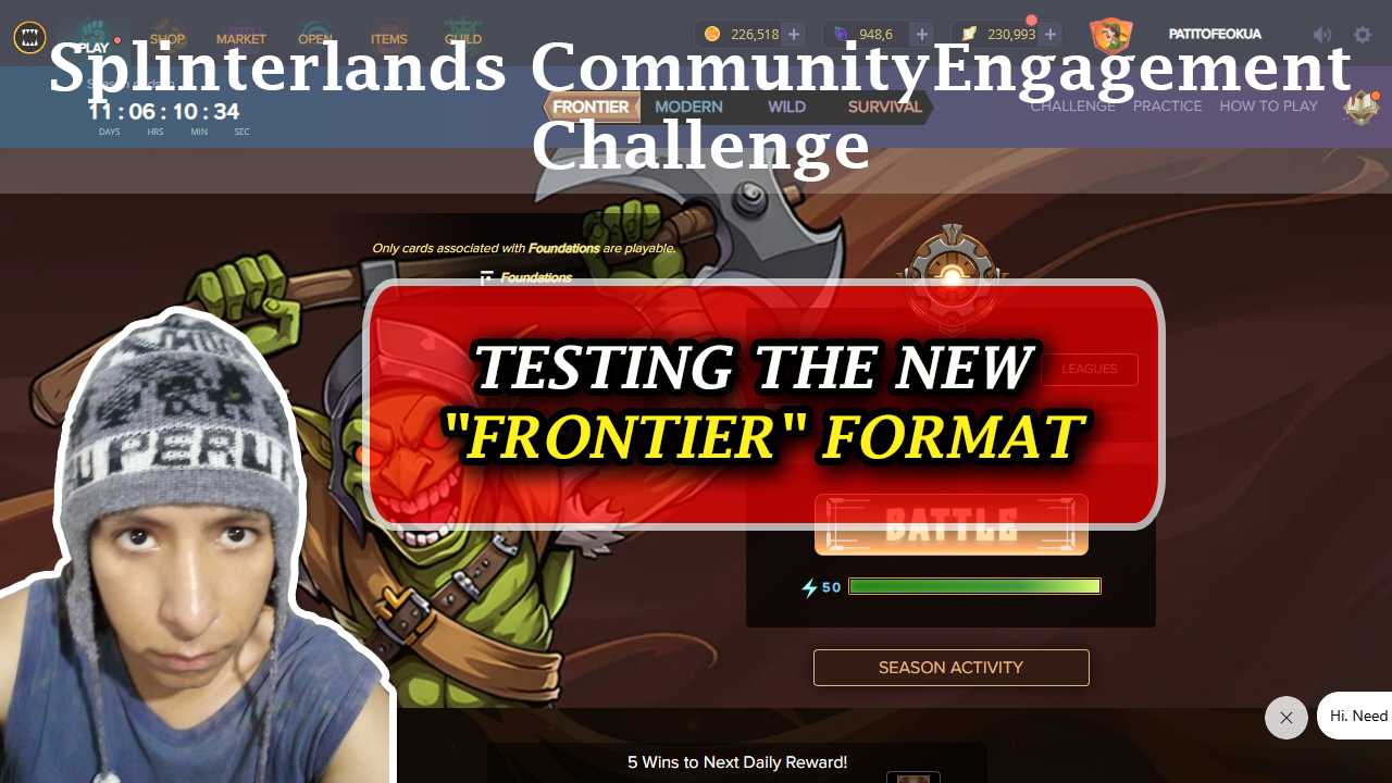 [ES/EN] 👊Testing the new 🔥"Frontier" format