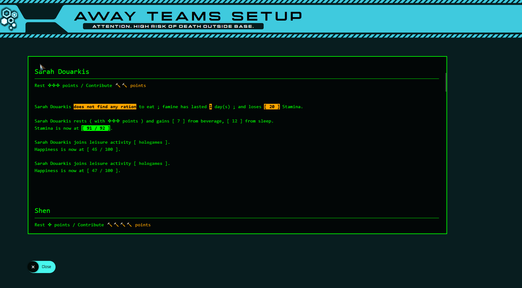 exode_colonyReport.png