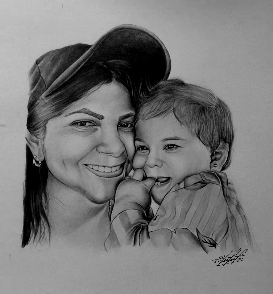 bloggif_6…
Payout: 0.000 HBDPortrait drawing of a mother with her daughter. Drawing created with graphite pencil... Retrato en dibujo de una Madre con su hija. Dibujo creado con lápiz de grafito.
2024-09-24 17:31<center>![image.png