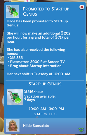 She got the top job!