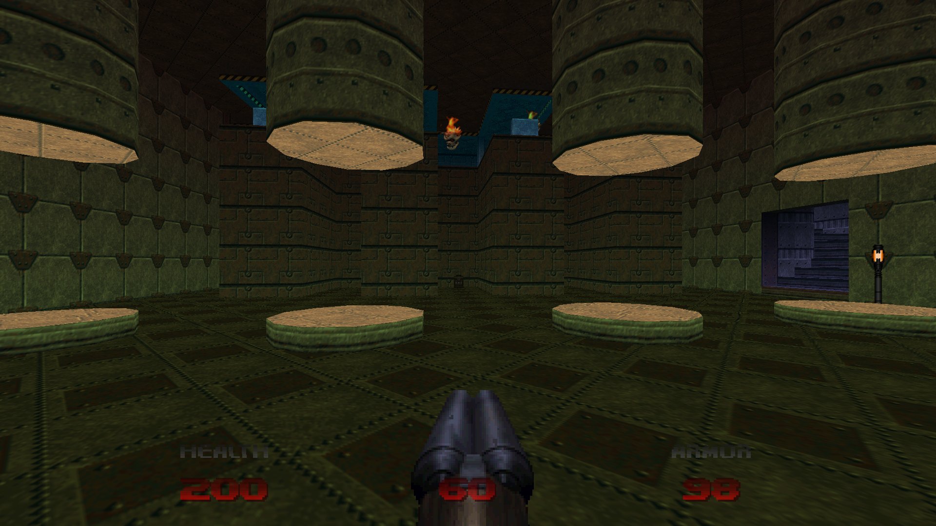 shooting a demon up high Doom 64.png