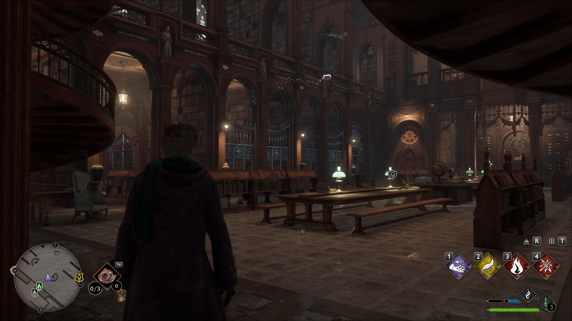 library in Hogwarts Legacy Hogwarts Castle.jpg