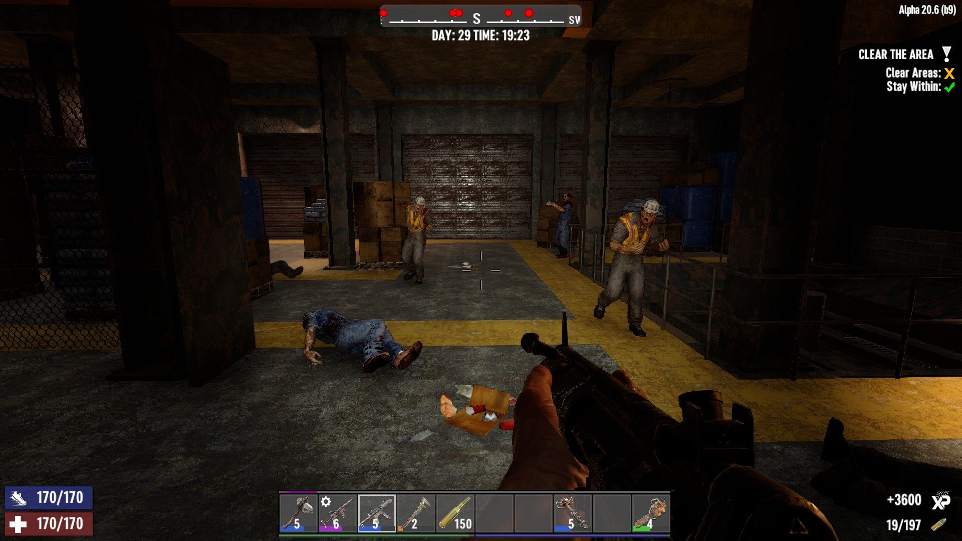 zombies attacking me and using a lot of ammo Shotgun Messiah 7 Days To Die.jpg