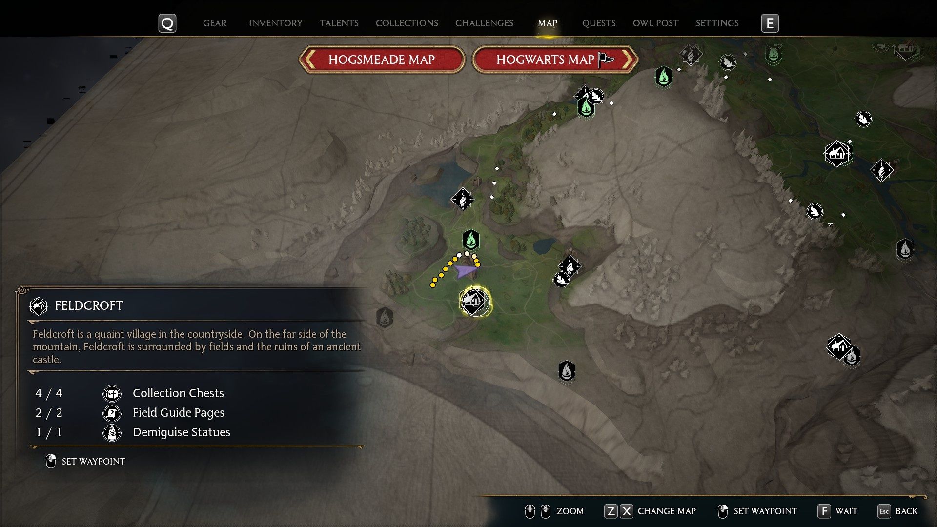 seeing how many Demiguise Moon Statues are in an area on the map in Hogwarts Legacy.jpg