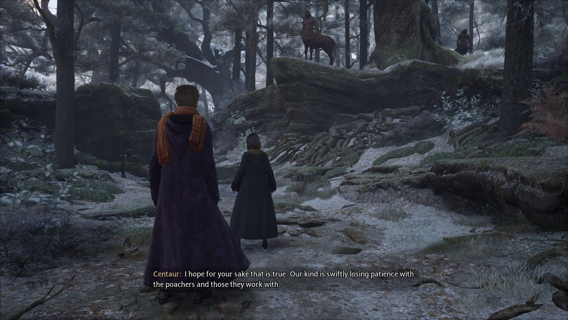 ran into some Centaurs in the woods Hogwarts Legacy Poppy Sweeting.jpg