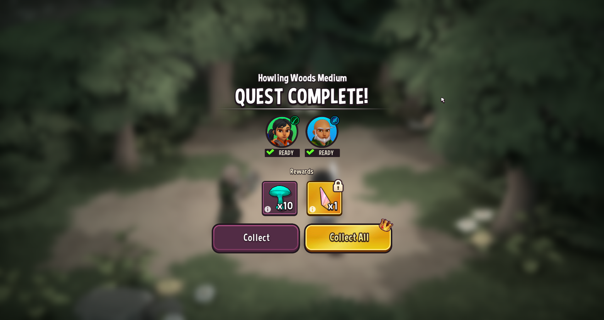 quest rewards for sending heroes out on an adventure in Shop Titans.png