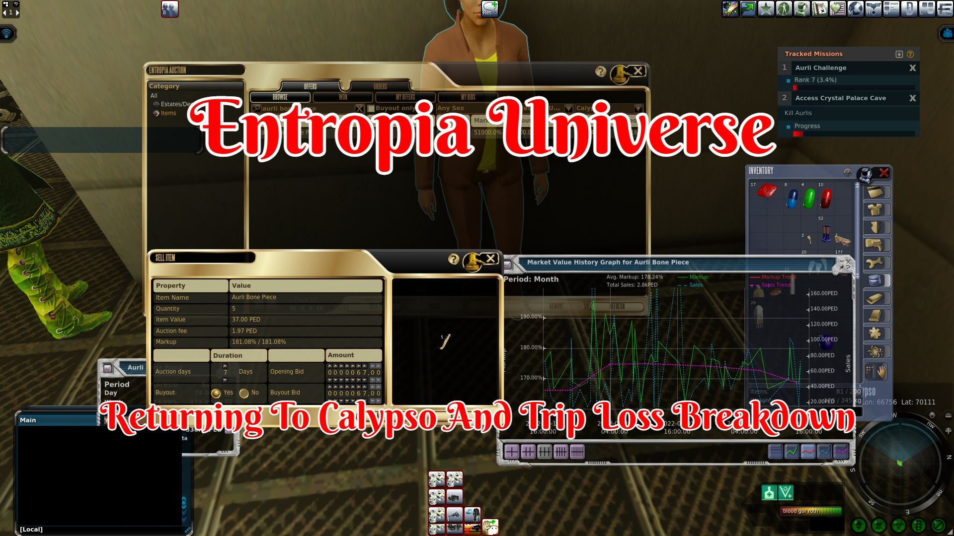 Entropia Universe Returning To Calypso And Trip Loss Breakdown.jpg