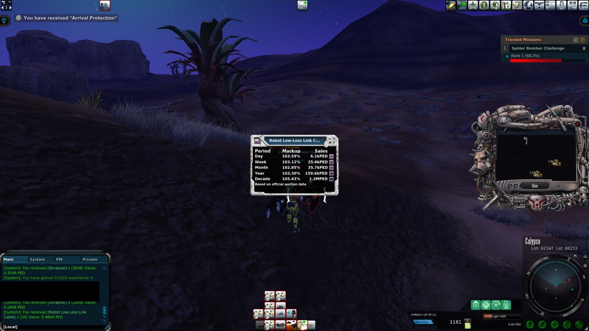 looted some robot low-loss links Entropia Universe.jpg