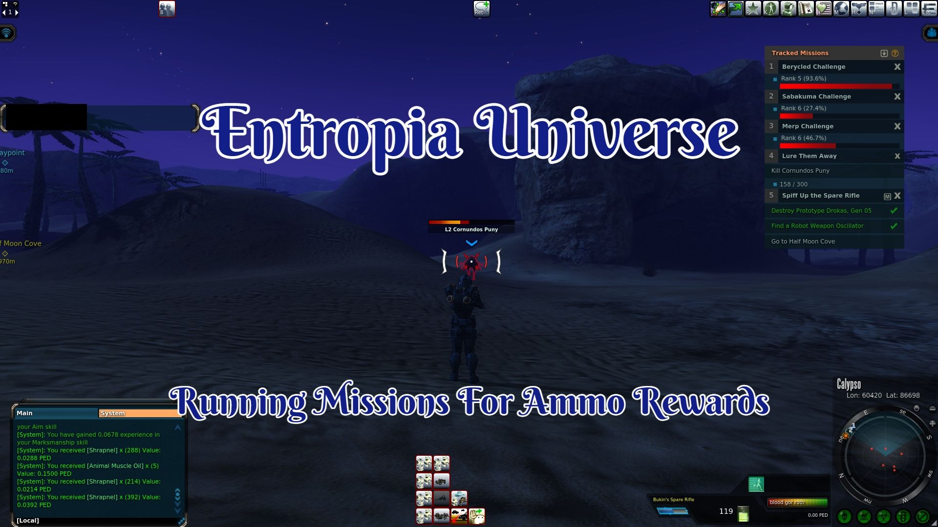 Running Missions For Universal Ammo Rewards in Entropia Universe.jpg