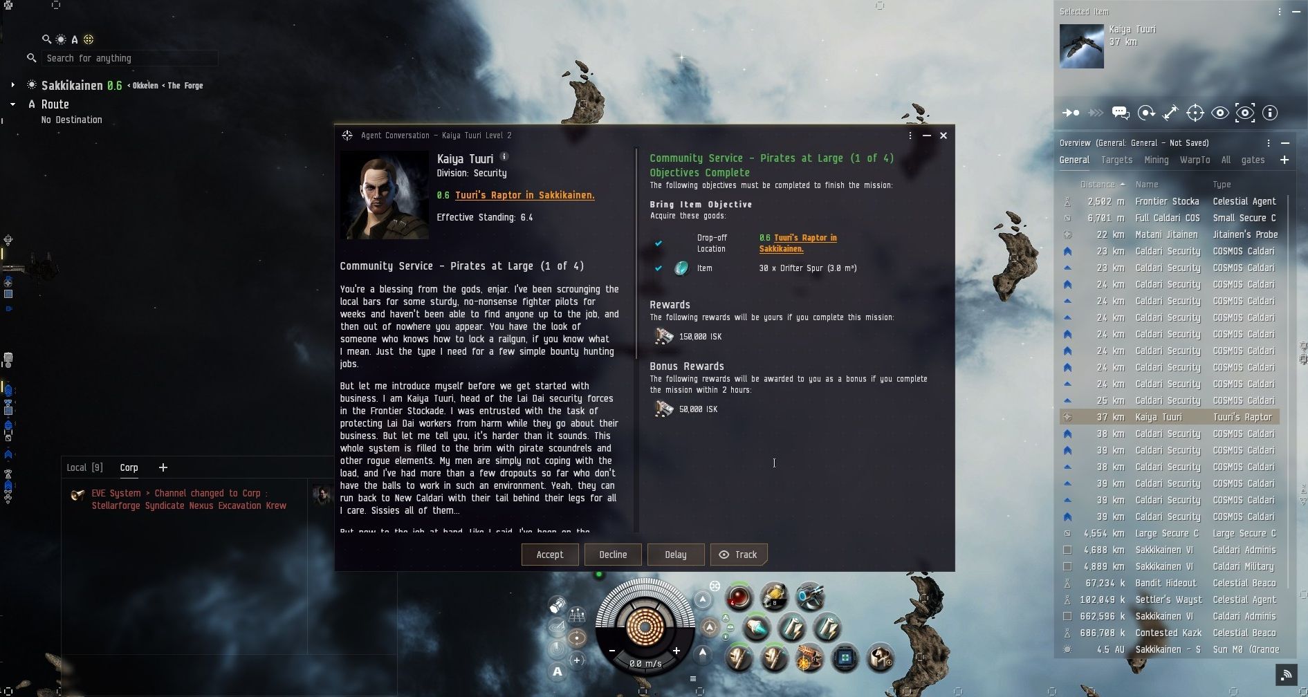 Kaiya Tuuri first mission.jpg