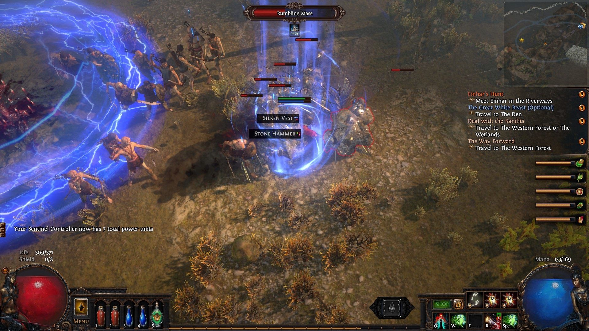 Level up sentinel controller in path of exile league.jpg