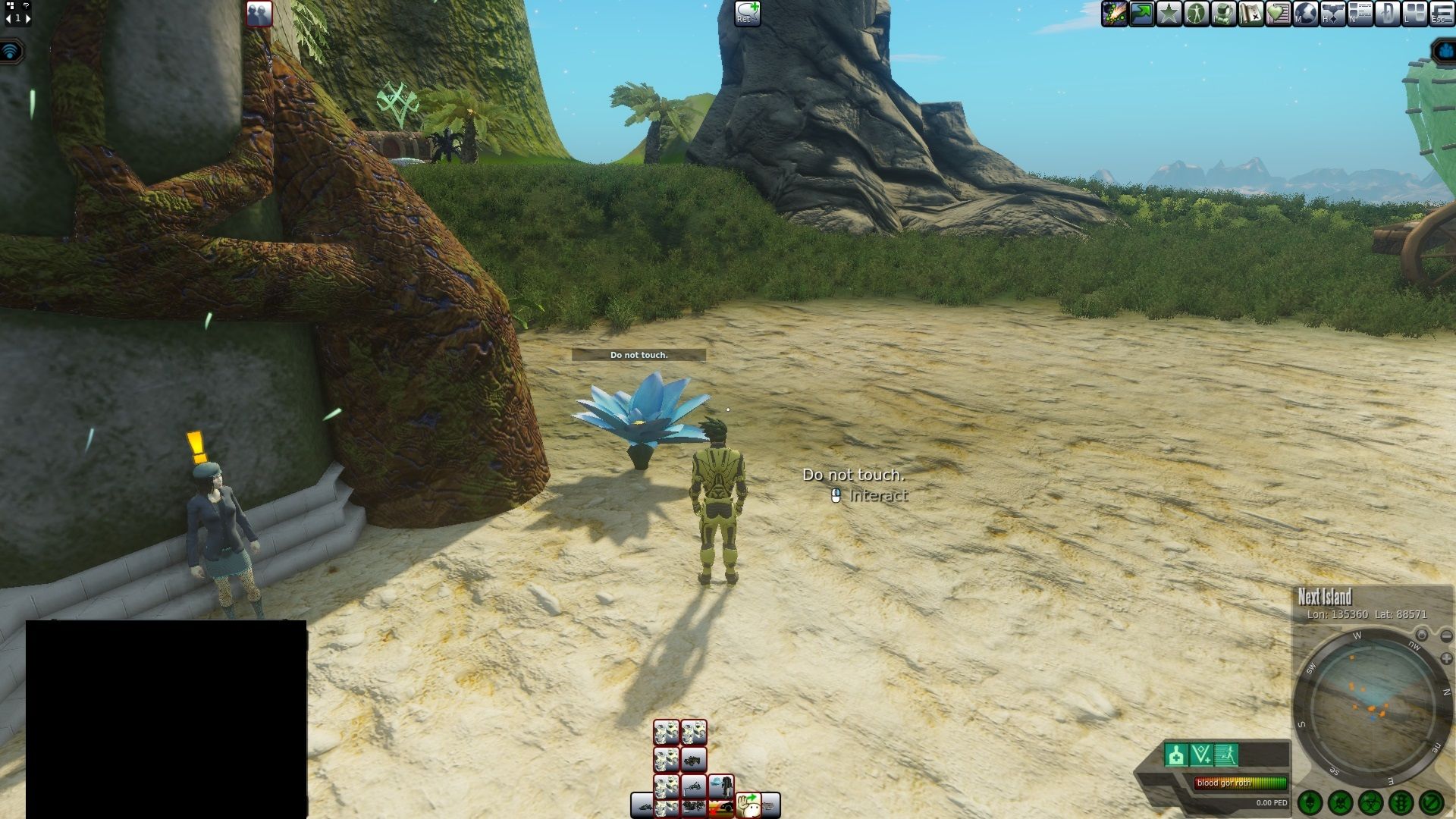 Do not click on this flower Next Island Entropia Universe.jpg