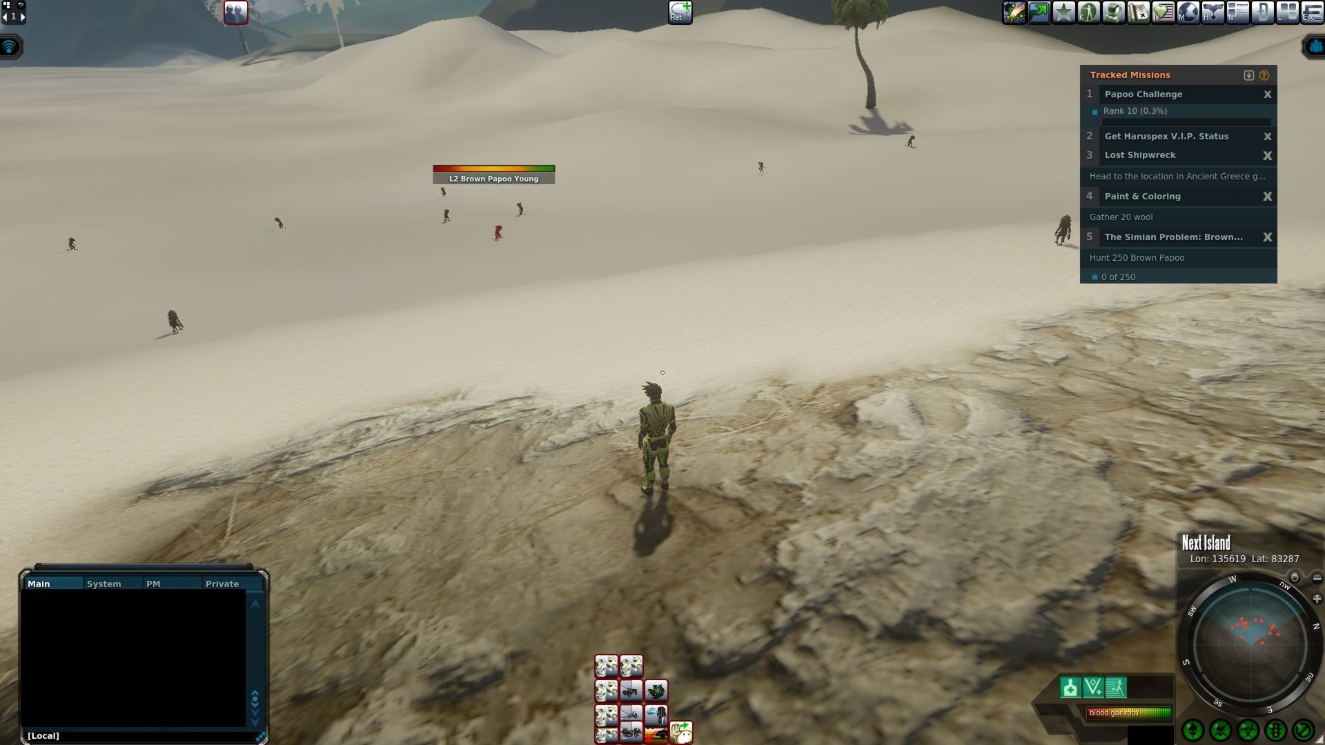Brown papoo location Next Island Entropia Universe The Simion Problem.jpg