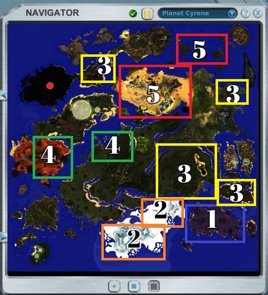 Cyrene mining map for ARC Daily Mission Blue Crystals Green Crystals Kaisenite Ore Yellow Crystal Zorn Star Ore.jpg