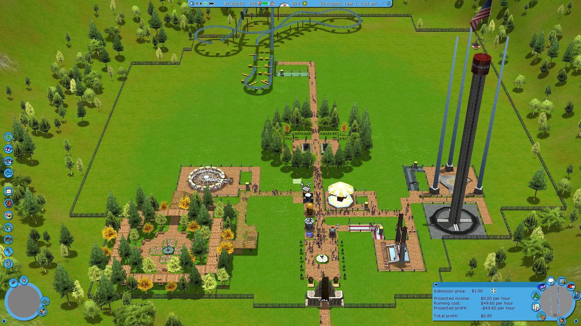 RollerCoaster Tycoon 3 Complete Edition one of my parks.jpg