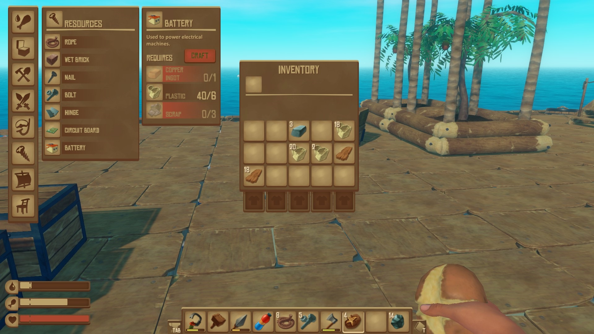 Raft Main crafting menu.jpg