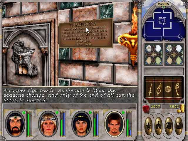 solving the puzzle in the temple of baa might and magic vi.png