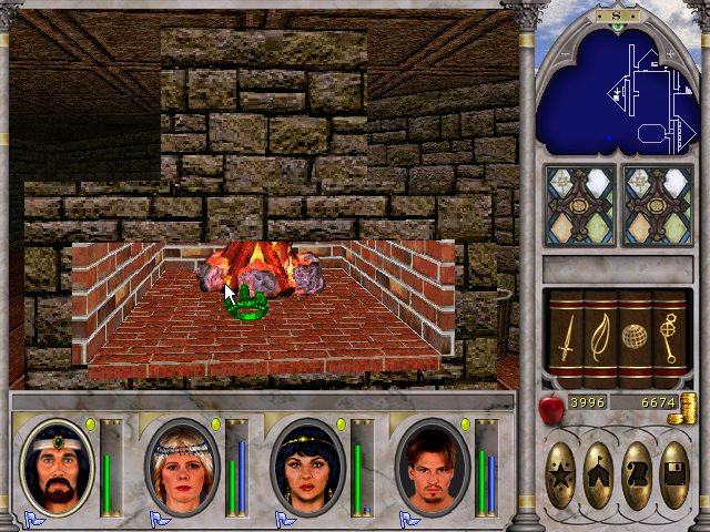 found a ring in a fire in Shadow Guild Hideout Might and Magic VI.png