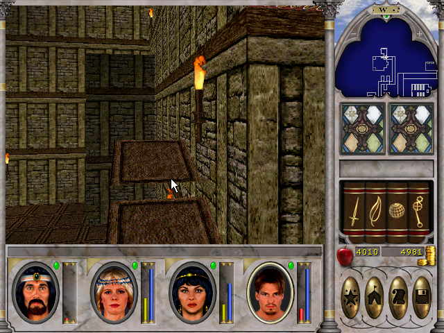 going up the moving steps in Silver Helm Outpost Might and Magic VI.png