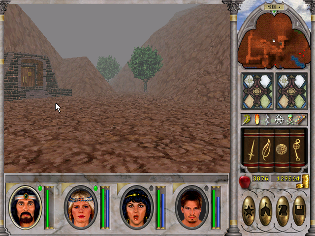 clearing out an area with a dungeon Silver Cove Might And Magic VI.png