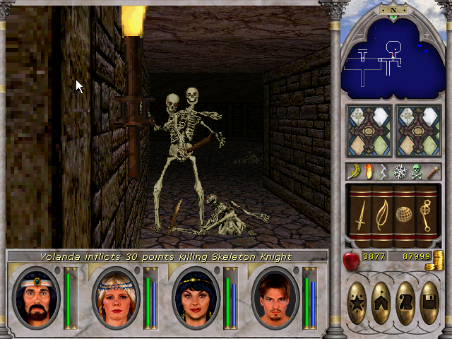 3 killing even more skeleton Tomb Of Ethric The Mad Might And Magic VI.png