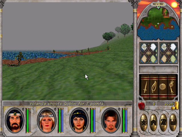 clearing goblins out of the coastline in might and magic vi.png