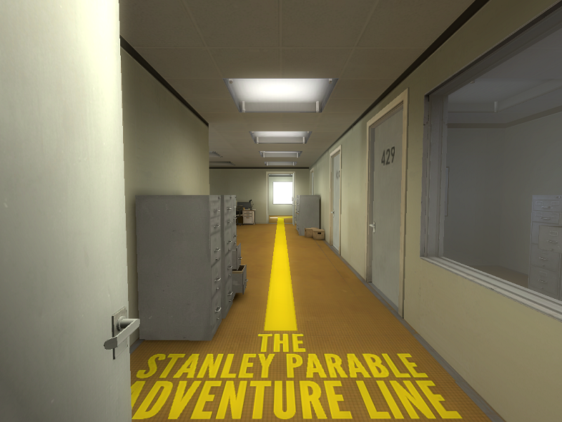 The Stanley Parable  adventure line how dare you not follow it.png