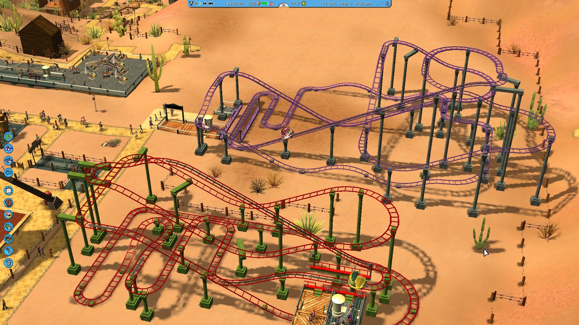 RollerCoaster Tycoon 3 Complete rollercoasters.jpg