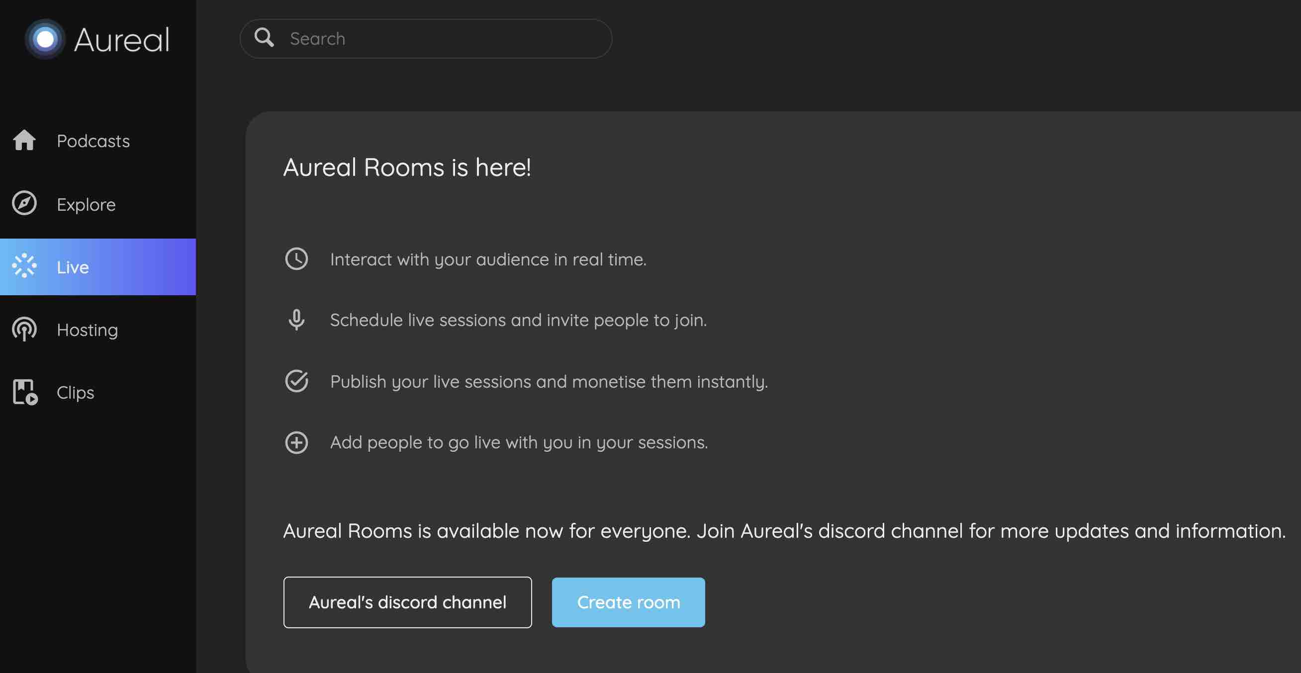 Screenshot of Aureal One Live Rooms.jpg