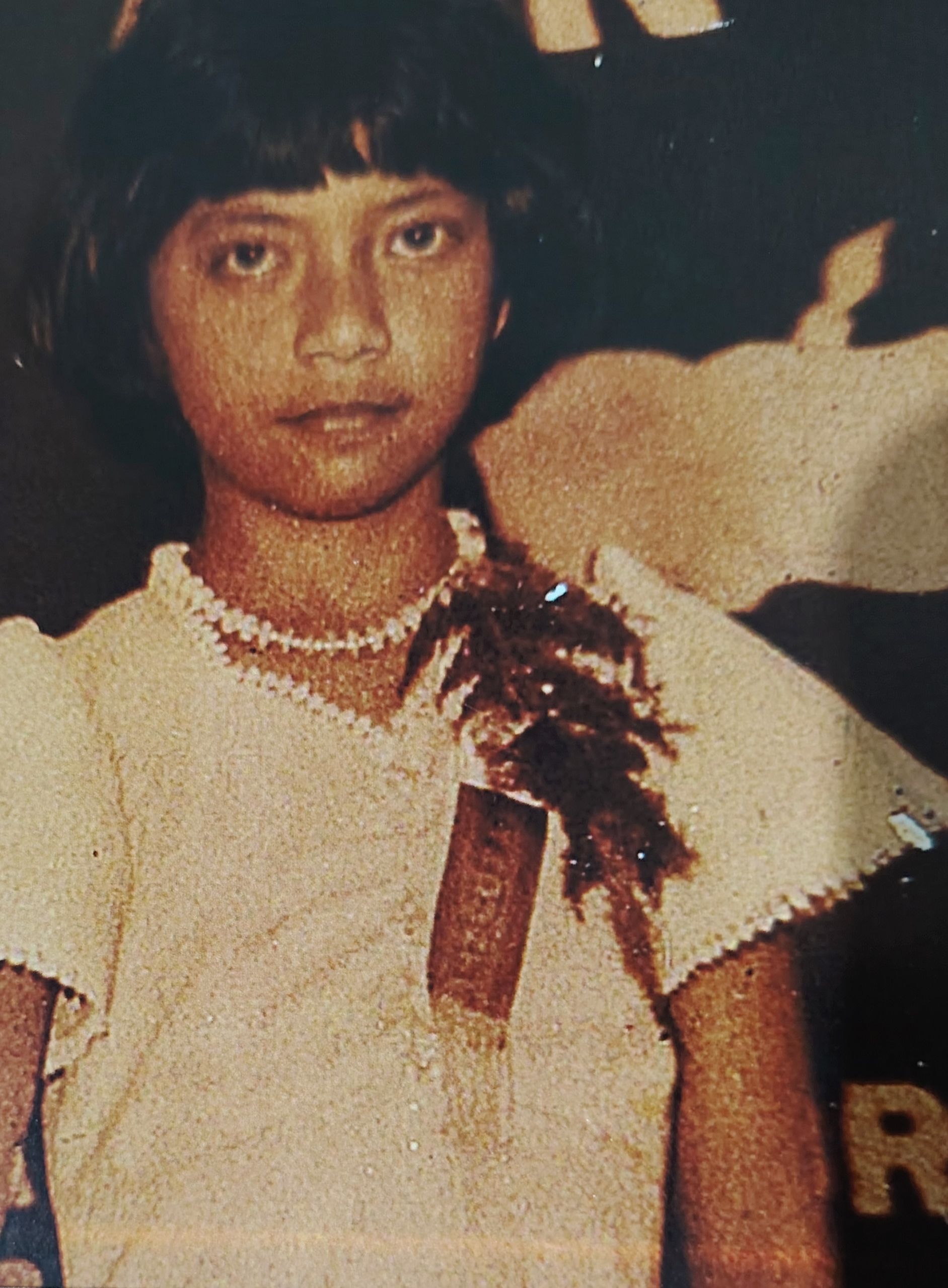During my Grade 6 graduation at Nabua East Central.