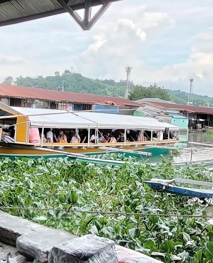 Passenger boats at the dock