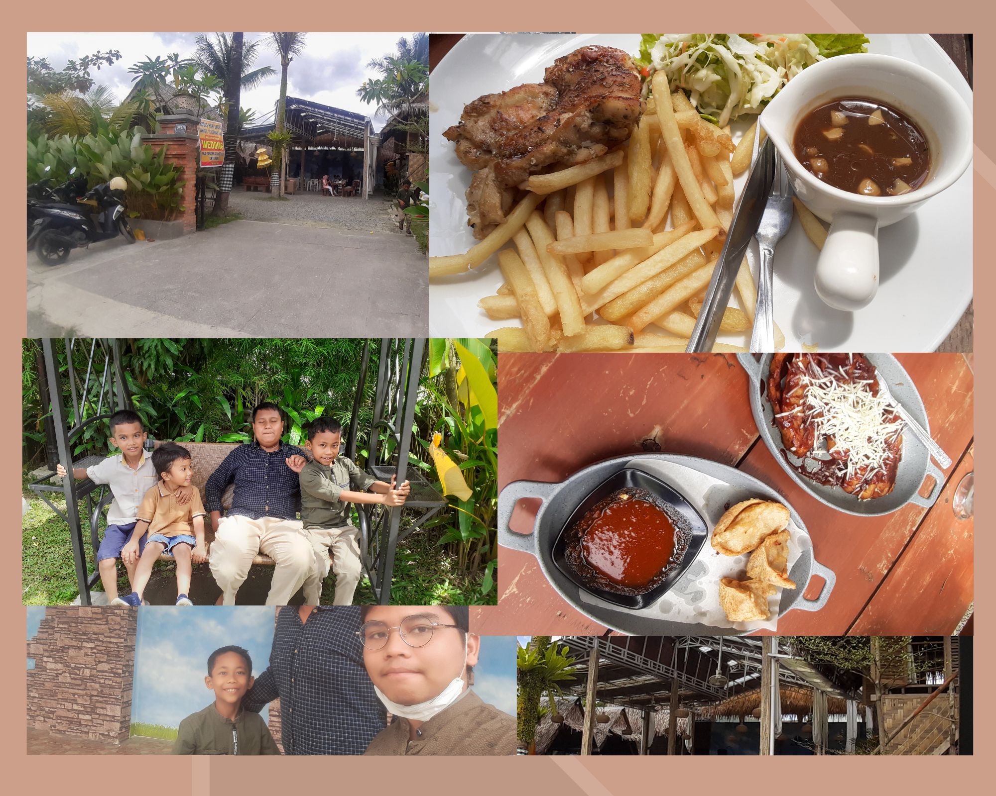 Foto Gadis Pirang Berkulit Cokelat Desain Rambut Kolase Foto.png