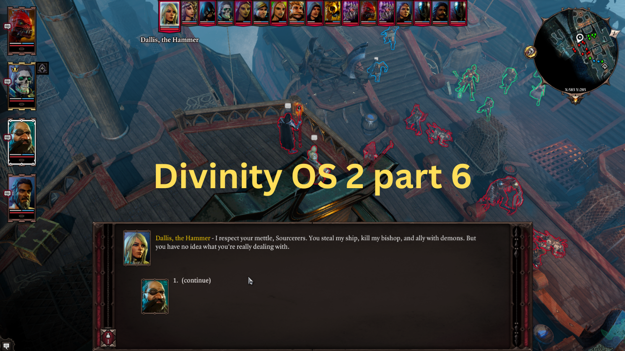 Fiery plays Divinity Original Sin 2 blind part 6: A living ship.
