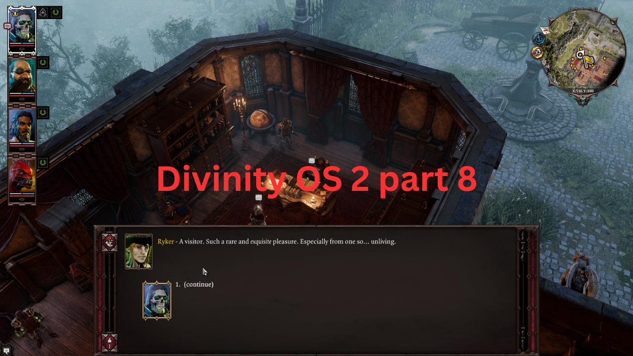 Fiery plays Divinity Original Sin 2 blind part 8: What secrets lies in the graveyard?