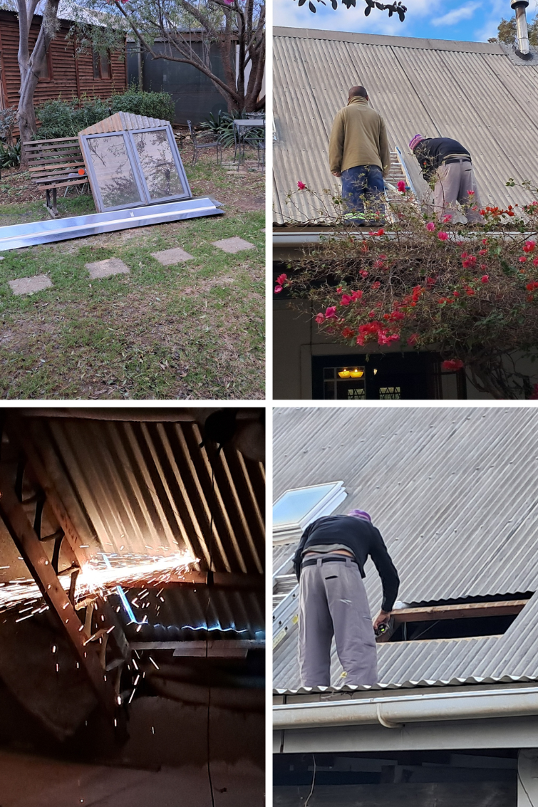 Step One:  There's a hole in my roof!