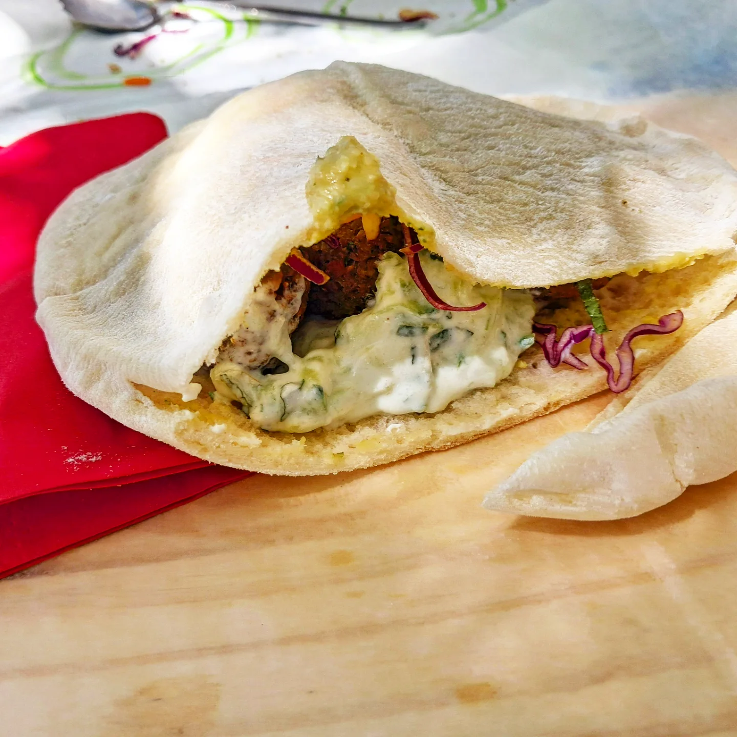 Filled pita