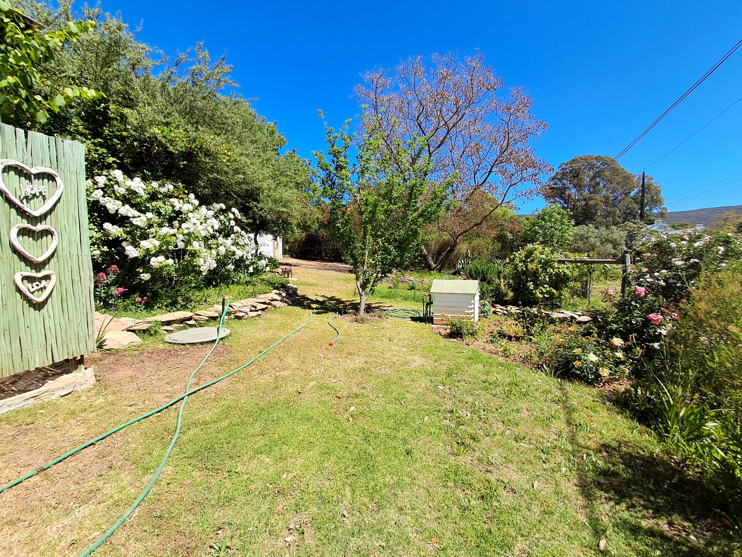 The "villa" back in place and the pump safely back home in working order