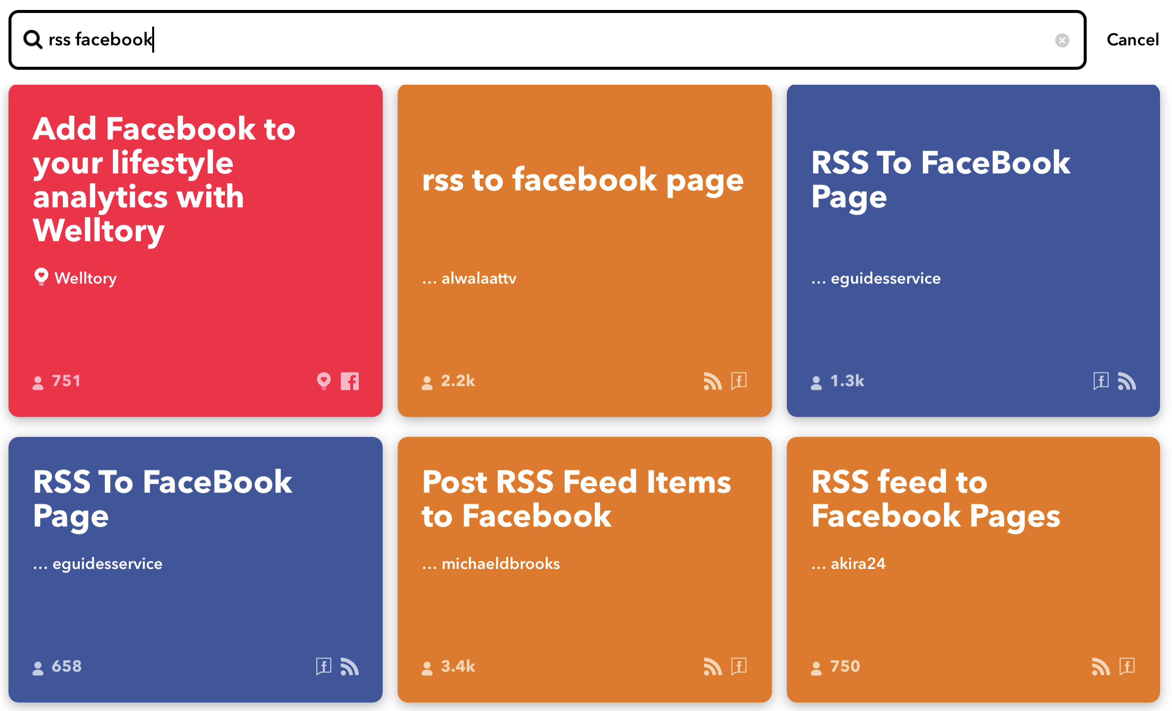 Post an RSS feed to a Facebook page