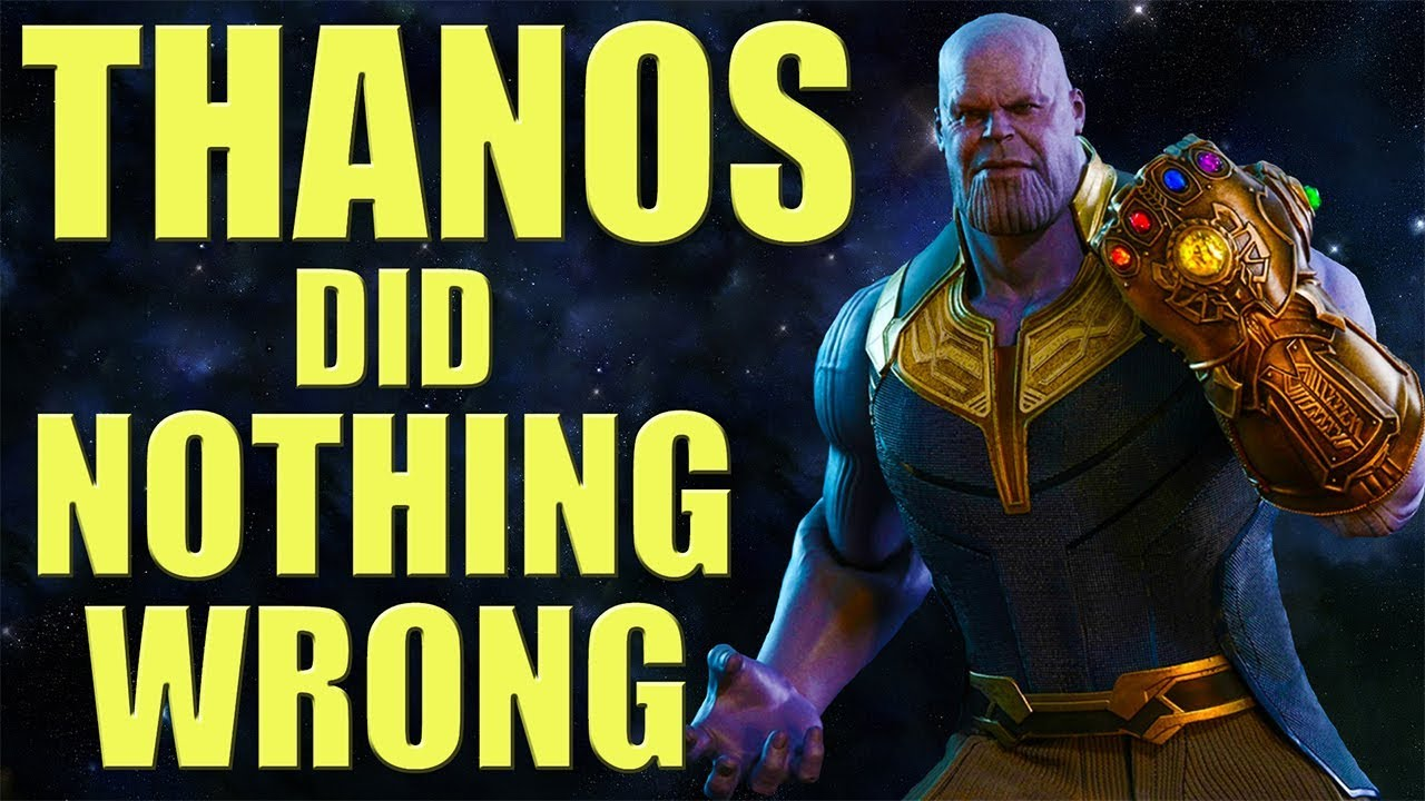 Did nothing wrong. Thanos at what cost. А может мы ТАНОСА того. The younger Version of Thanos named ''Warrior Thanos'' in Endgame was also voiced by Josh Brolin himself.