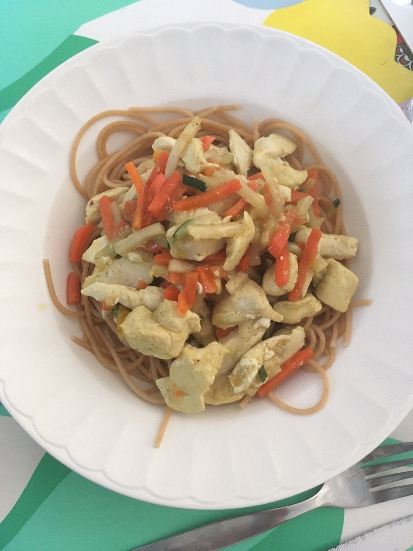 1oct25 spaghetti poulet leg eminces fin curry.jpg