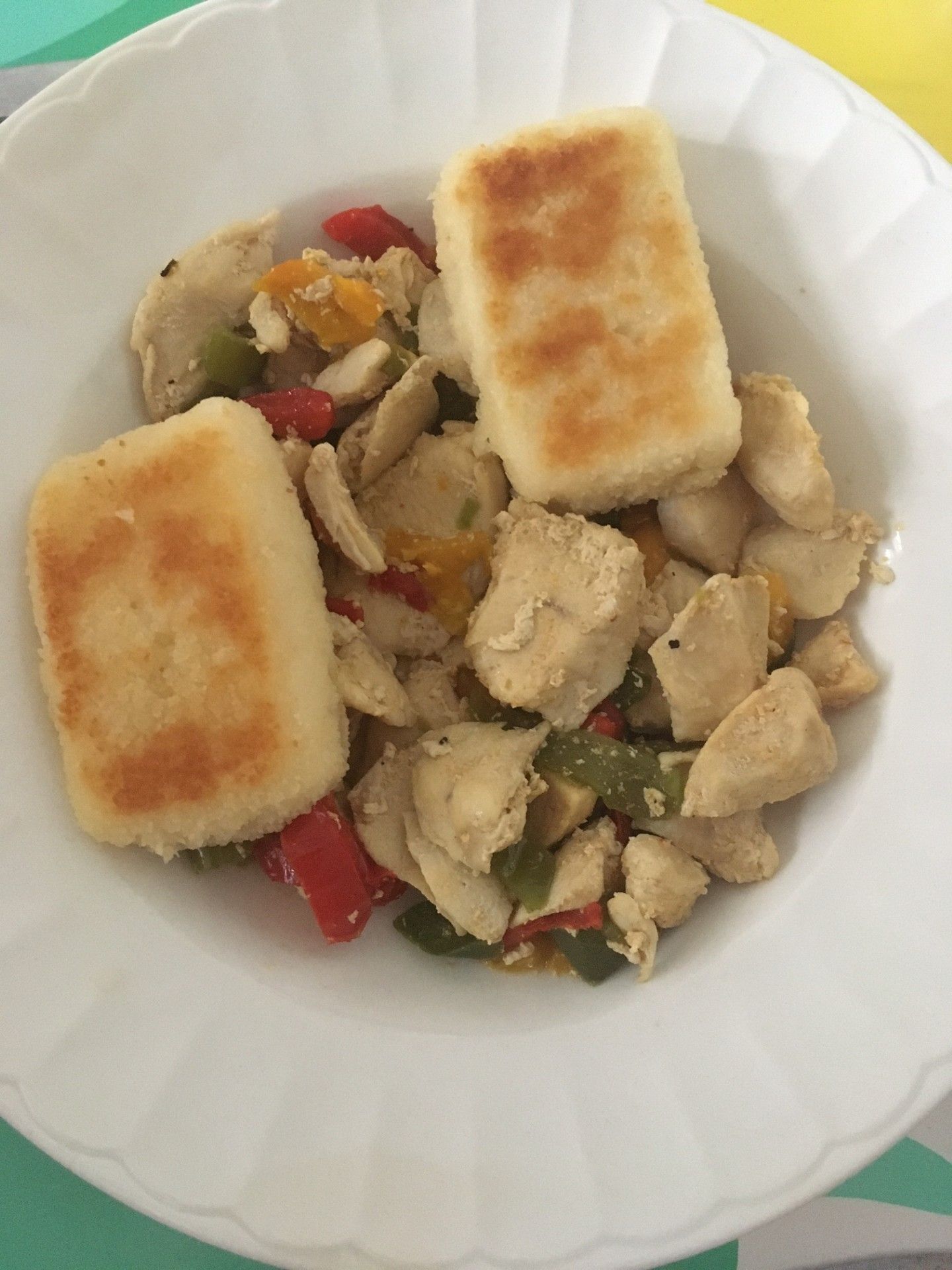 22sept25 poulet poivrons croquette fromage.jpg