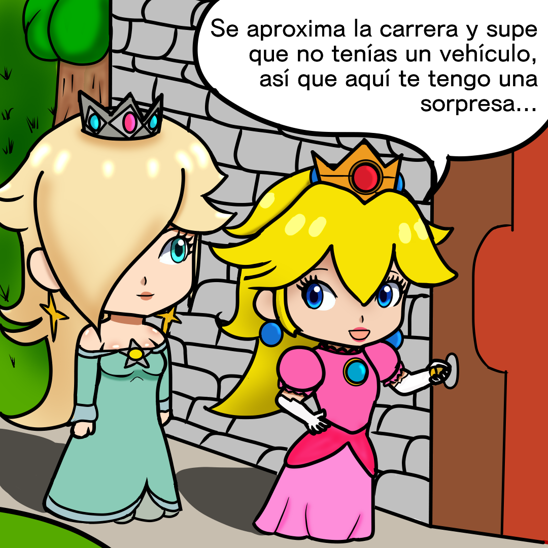 Peach y rosalina by franckches.png